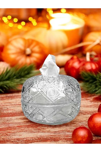 Paşabahçe Crystal Handwork Cut Decor Servet