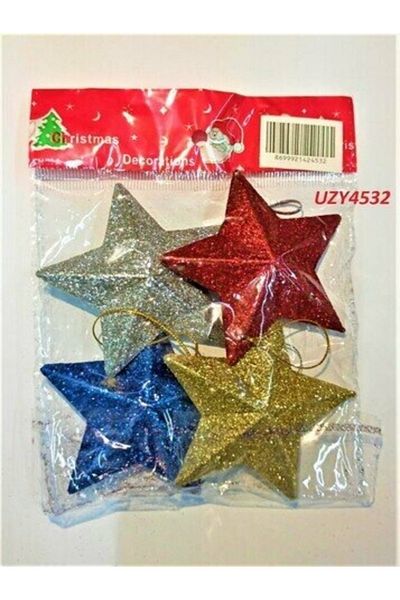 CANSIN Καραμέλα Tree Party Star 4 τεμαχίων Platinum