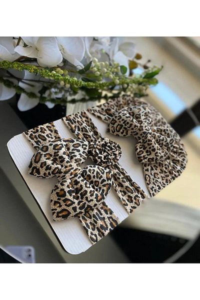 GÜNEŞ KİDS Baby Girl Bow Bone Bandana Set of 3