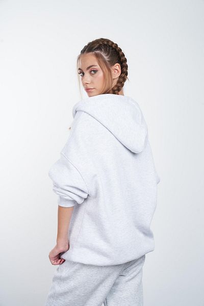 citycenterfashion Γυναικεία φούτερ με κουκούλα Basic Oversize - cty-abr-1763