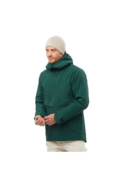 Salomon Gravity Gore-Tex Anorak Men's Ski Jacket - Green