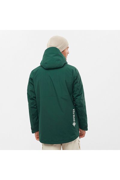 Salomon Gravity Gore-Tex Anorak Men's Ski Jacket - Green
