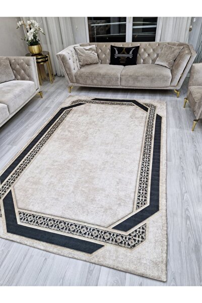 ALLGELSİN 6m2 Meter Square Washable Carpet Cover - 200x300cm, Elastic Bottom,...