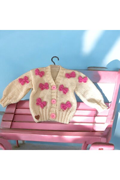 elçin desing Çocuk hırka ceket (fiyonklu)