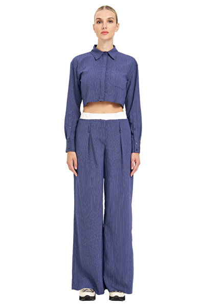 UTOPIAN Tek Cepli Crop Gömlek