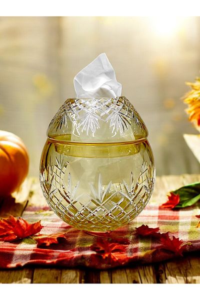Paşabahçe Crystal Decored Handworking Glass Servet
