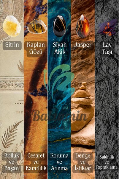 Balzamin Design سوار رجالي من الحجر الطبيعي مكون من الأحجار السوداء مثل العقيق الأسود، عين النمر، السيترين، الجاسبر، الرودراسكا، وحجر الهيماتيت.