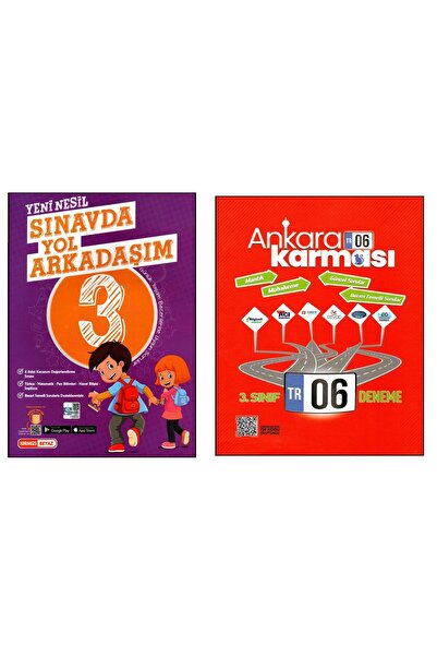 Kırmızı Beyaz Yayınları 3. Sınıf Tüm Dersler Denemeleri Sınavda Yol Arkadaşım...