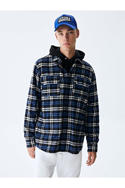 Ltb Karelı Cepli Siyah Gömlek