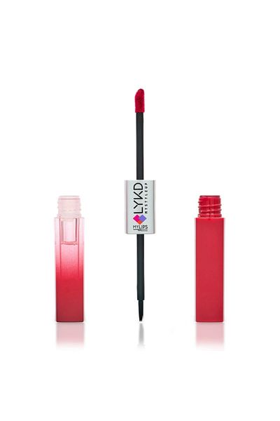 lykd 371 Deep Raspberry Double Sided Lipstick & Gloss
