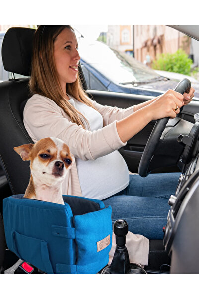 PettyComfort 3 Fonksiyonlu Taşıma Çantası-konsol Köpek Yatağı-araba Koltuğu-e...