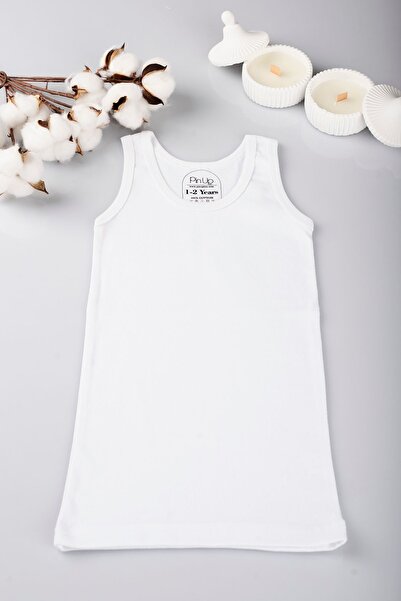 Modaley Giyim Set of 6 100% Cotton White Black Gray Kids Undershirt