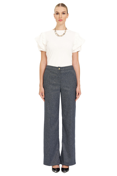 UTOPIAN Yırtmaç Paça Klasik Pantolon