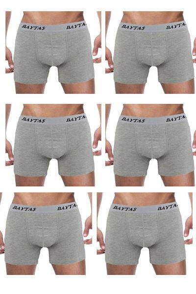 PİERLES Ανδρικό βαμβακερό Lycra Boxer 6 Pack