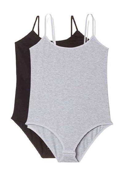 PİERLES 3 pieces Women's Rope Strap Snap Body - Black White Gray