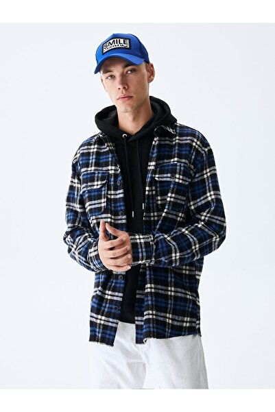 Ltb Karelı Cepli Siyah Gömlek