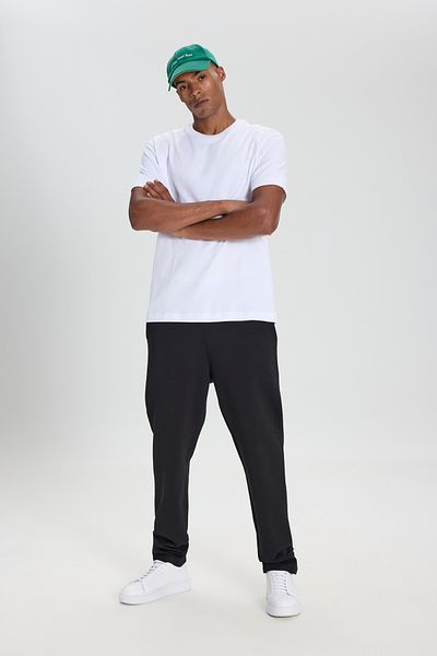 ALTINYILDIZ CLASSICS Tricou alb pentru bărbați, 100% bumbac, cu croiala modernă, cu croiala normală