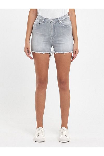 Ltb Pantaloni scurți din denim cu talie înaltă Carola