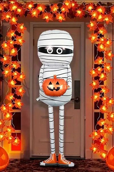Atölye Mi Mummy Foil Balloon Large Size Halloween Balloon Mummy Halloween Balloon