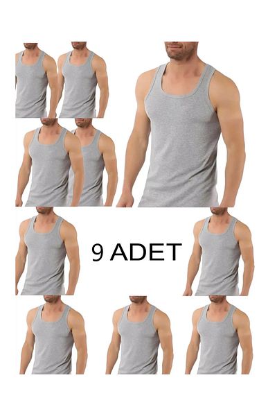 SİERNA 9-Pack Men's T-Shirt Srn-001011