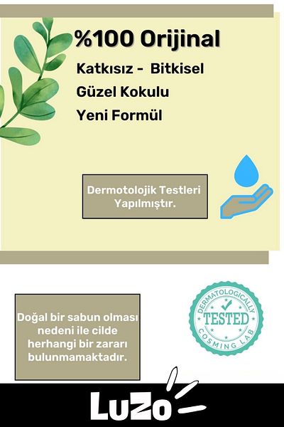 LuZo Premium Series 100% Natural Organic Facial Hair Body Skin Balancing Fragrant Frankincense Soap 5 Pieces