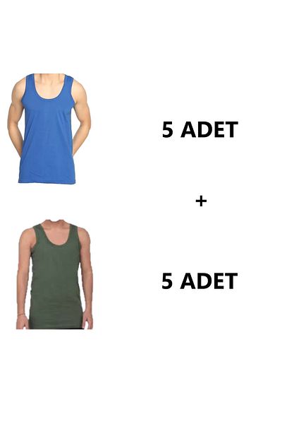 SİERNA Pack of 10 Men's Athletes Economic Srn-001117