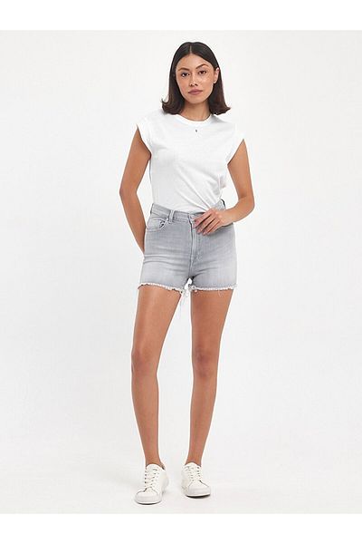 Ltb Pantaloni scurți din denim cu talie înaltă Carola