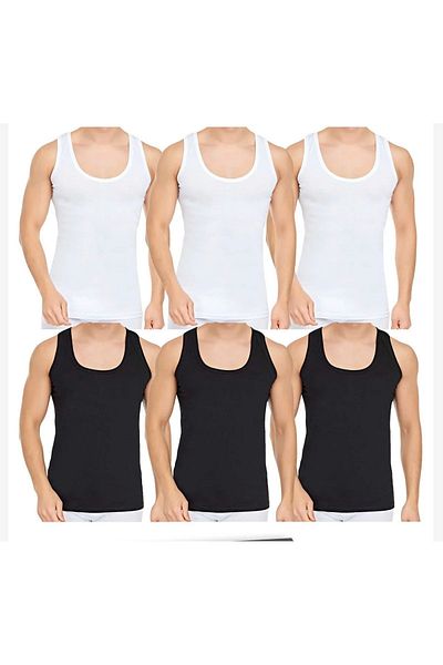 SİERNA Pack of 6 Mixed Men's T-Shirts Srn-001149