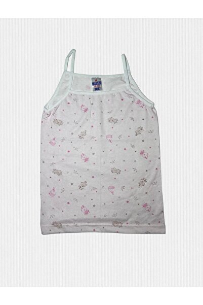 Modaley Giyim 6-Piece Patterned Girl's Tank Top with String Straps