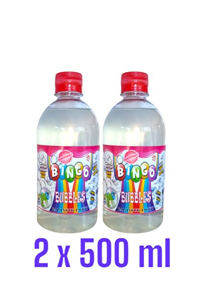 Oyunsal 2 adet Bingo Köpük Baloncuk Likiti Yedek Baloncuk Solüsyon 500 ml Tab...