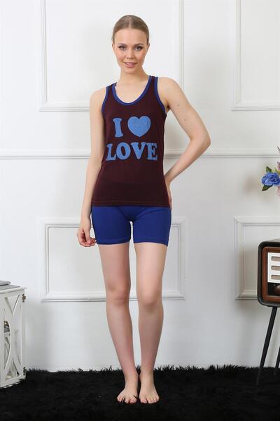 Mestore Fashion Line Women's Combed Cotton Shorts Set 3611