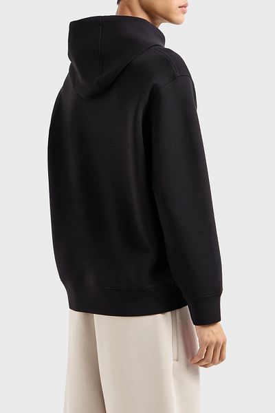 Emporio Armani سويت شيرت رجالي - إمبوريو ستريتش، قطن، مقاس عادي، هودي، سويت 6D1M94 1JHSZ 0036