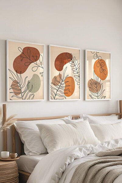 Postifull Set de picturi cu rame, 3 bucăți de rame albe și set de postere cu ...