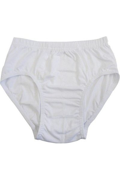 PİERLES Men's Cotton White 12-Piece Slip Panties