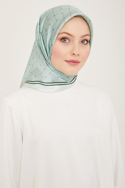 Armine Silk Scarf 2024 Summer - 9166-36 Twill