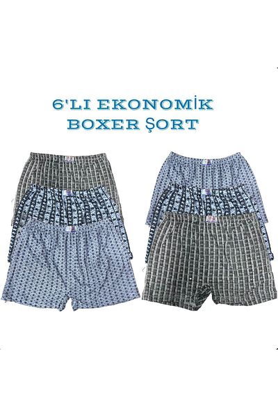 SİERNA 6-Piece Boxer Shorts Srn-003833