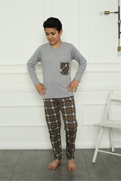 Mestore Fashion Line Boys' Combed Cotton Pajama Set 20387