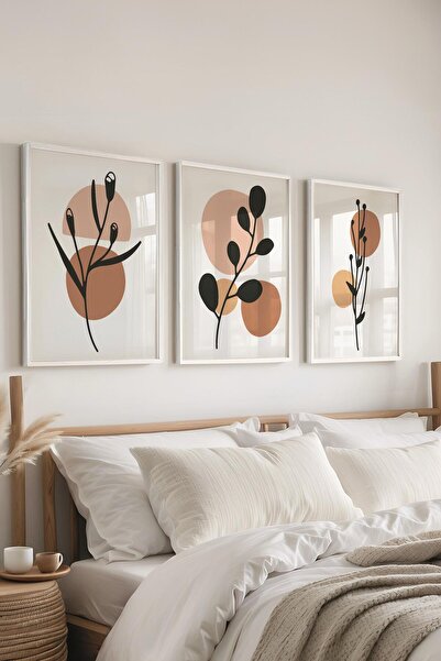 Postifull Set de picturi cu rame, 3 bucăți de rame albe și set de postere cu ...