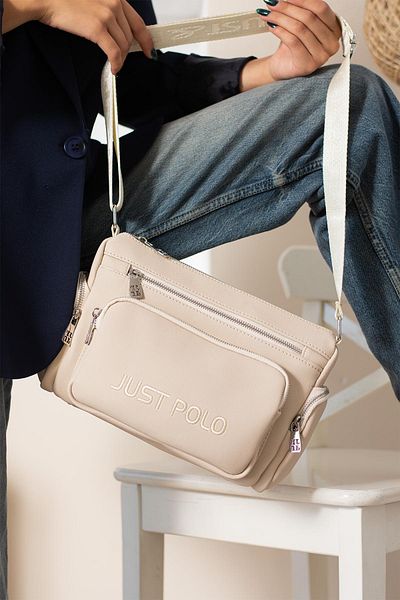 H&D COLLECTİON Geanta de umar model Messenger cu 7 compartimente 6033
