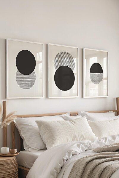 Postifull Set de pictură cu cadru, 3 bucăți de cadru alb și set de postere cu...