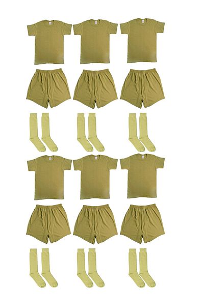 Modaley Giyim Σετ 18 Military Boxer Σετ - Longs and Costumes, Standard Color - ml01