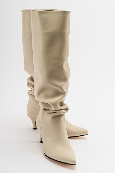 Ccway Γυναικείες μπότες με φυσούνα TEN SKIN