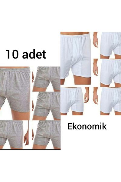 PİERLES 10-Piece Men's Long Argentina Johns
