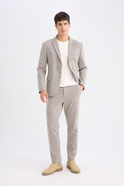 DeFacto Gabardine-Hose, maßgeschneidert, normale Passform, Taschen, gerades Bein, A8102ax24au