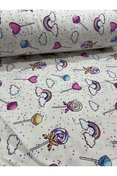 Kumaş Sevdası Flannel Baby Flannel - 240cm Duvet Cover, Swaddle, Romper, Dress, Cover Blanket, Bottom Opening and Play Tent