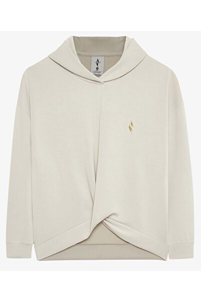 SKECHERS W Soft Touch Hoodie Суитшърт S242151 Kadın Суитшърт BEJ