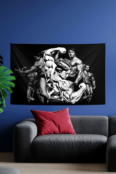 Dokumio Mireasa, să facem un omagiu Grand Master! În urma legendei: Arnold Schwarzenegger Wallcover