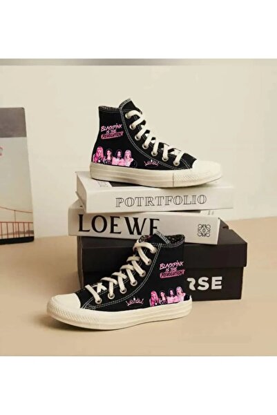 archiepet özel tasarım Blackpink Baskılı Yüksek Şeffaf Taban Bilekli kız Spor...