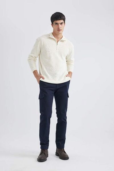 DeFacto Loose Fit Turtleneck Thessaloniki Fabric Sweater B9706Ax24Au