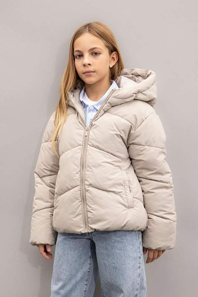 DeFacto Girl's Water Repellent Windproof Hooded Pocket Zipper Closure Inflatable Jacket 3112753